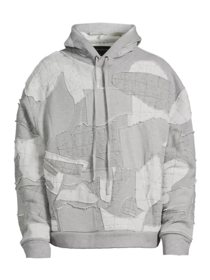 Who Decides War Atom Patchwork Cotton Hoodie